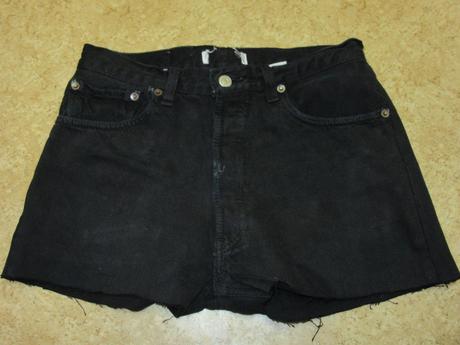 Levis - čierne riflové šortky, levis,m