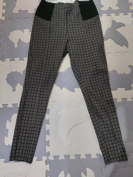 Hrubsie karované leginy, esmara,40