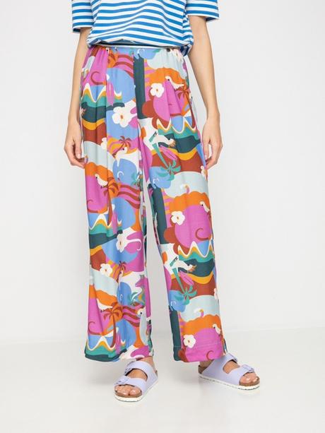 Široké dámske nohavice veľ. m, m