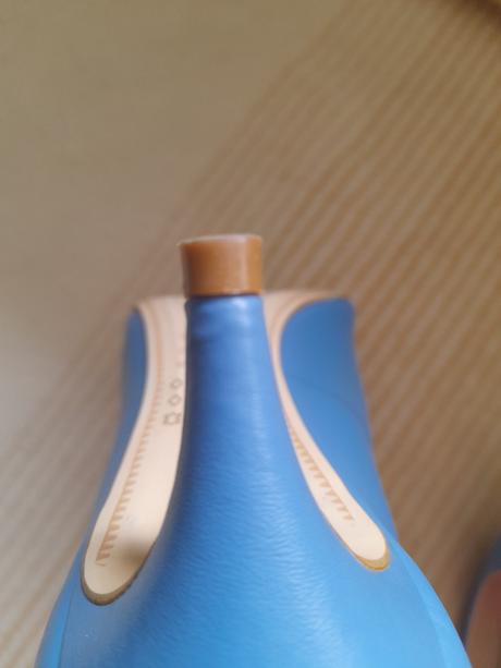 Modré kožené lodicky, 37