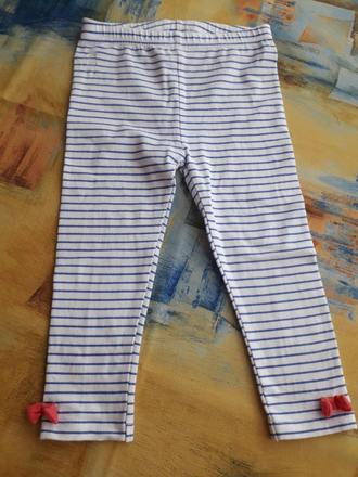 Dievčenské legíny s mašličkami, c&a,92