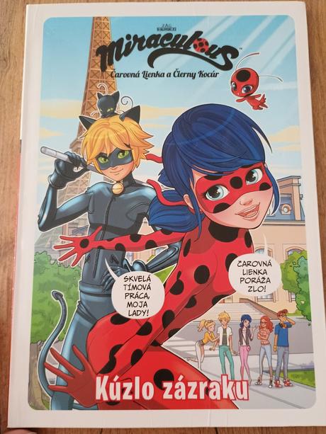 Komiks čarovná lienka a čierny kocúr, 