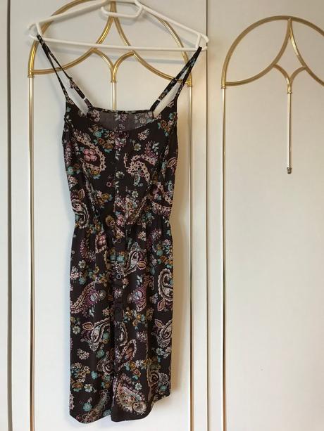 Krátke letné vzorované tričko/šaty (s/m), m