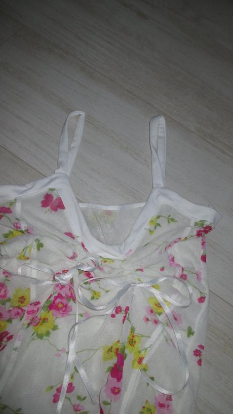 Kvetinový top so sťahovaním, s