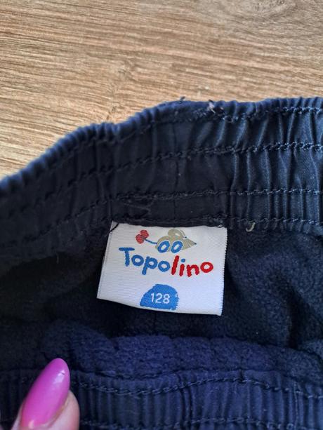 Zateplené nohavice, topolino,128