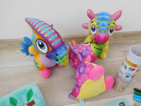 Dinosaurus látkový, zápisníček plyšový, pre dievča, 