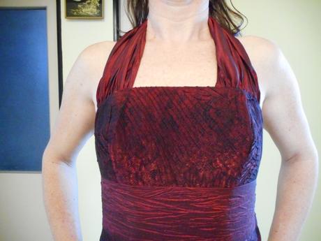 Bordové spoločenské šaty 36, 36