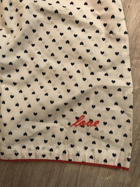 Ľahká letná blúzka srdiečko 4-5 rokov, 110