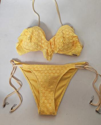 Plavky žlté, new yorker,m