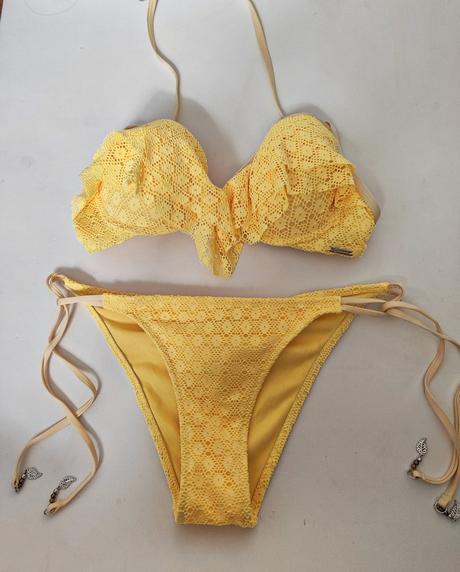 Plavky žlté, new yorker,m