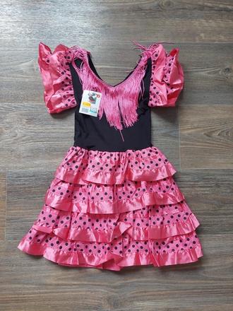 Flamenco tanečnica karnevalový kostým veľ. 92-98, 