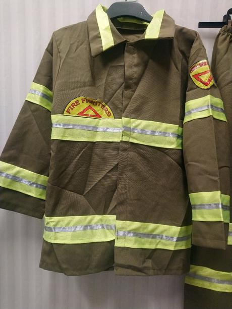 2 dielny kostým hasič fire fighters, 5-7r, 110-122,