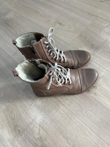 Kožené čižmy na zimu, lasocki,39