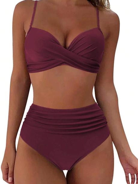 Bikiny s vysokým pásom, l / m / s / xl / xxl