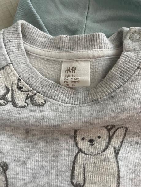 3ks detských mikín h&m, h&m,80