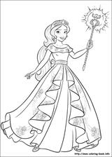 Omaľovánky Elena Z Avaloru - Modrý Koník