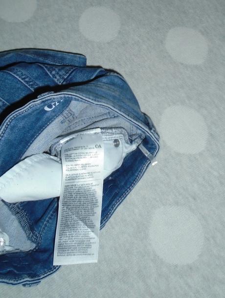 Riflové šortky na 3 roky, c&a,98