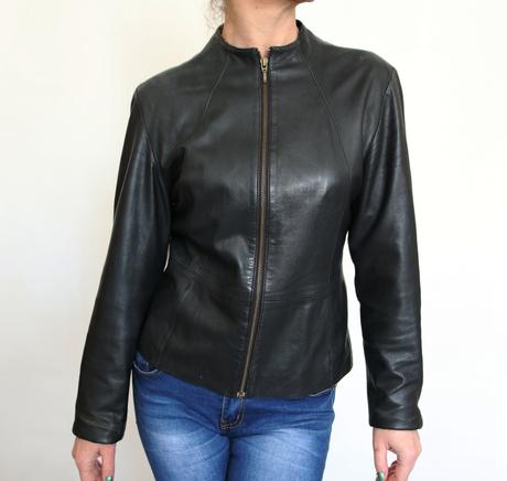 Kožená dámska bunda marks&spencer veľ.40, marks & spencer,l