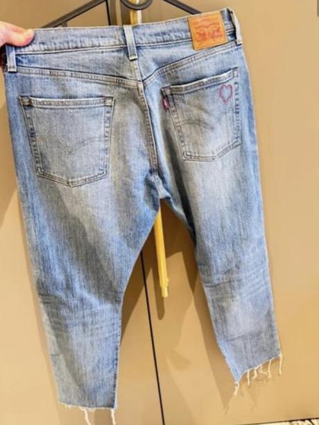 Levis 501 kvalitné dámske džínsy l, levis,l