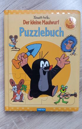 Puzzle kniha krtko v nemcine, 