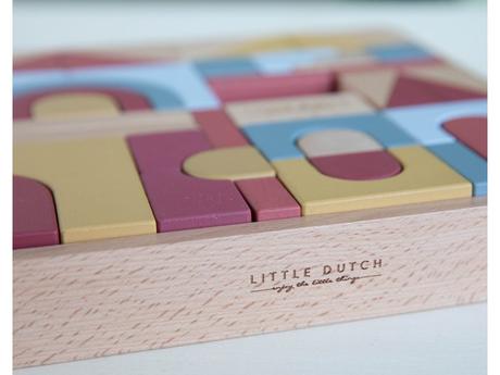 Little dutch stavebnicové kocky pure & nature,