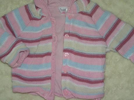 Podšitý svetrík pre dievčatko, marks & spencer,68