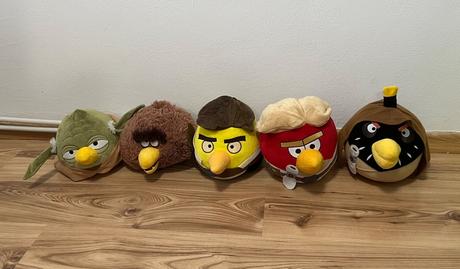 Plyšáci angry birds starwars, 
