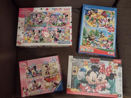 Puzzle minnie mouse 4x, 