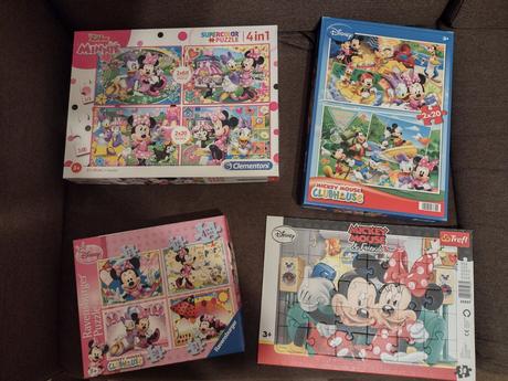 Puzzle minnie mouse 4x, 