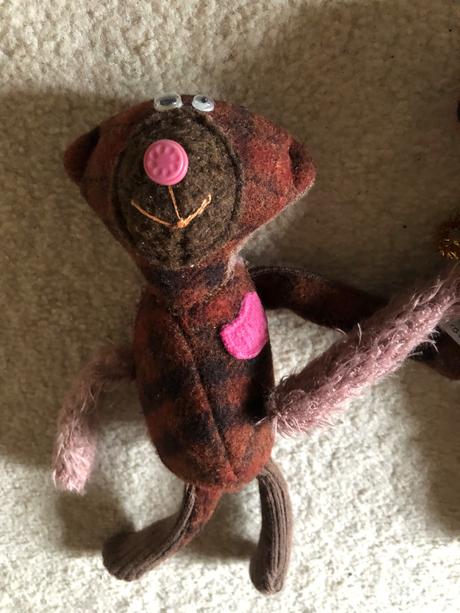 Macko 2x dekoracia-brož, 