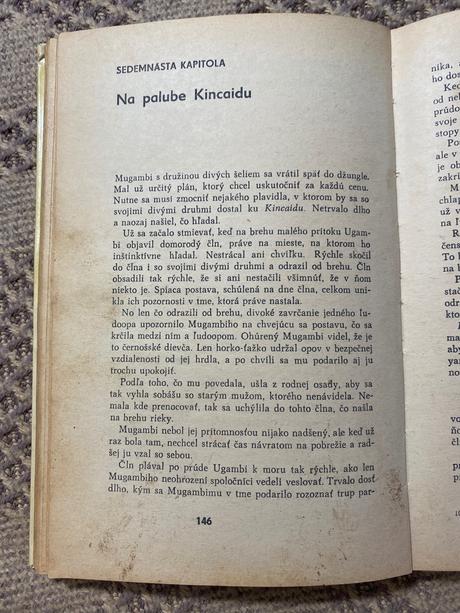 Krásna stará retro kniha tarzanove šelmy 1969,