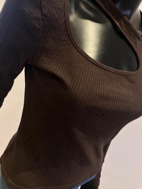 Dámske rebrované tričko noisy may (s), s