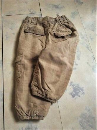 Zateplené futrované nohavice, baby club,80