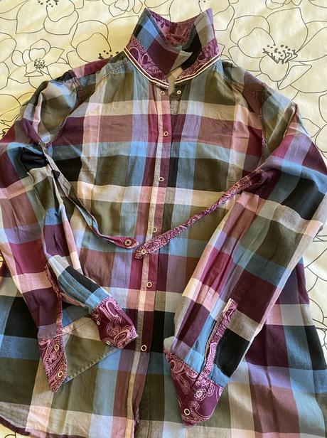 Bavlnená káro košeľa esprit v. 38-40, esprit,40