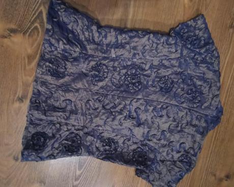 Blúzka zlato modrá, m