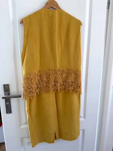 Jedinečný 3-dielny vintage komplet blacky dress, 42