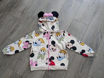 Mikina minnie, h&m,128