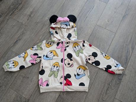 Mikina minnie, h&m,128