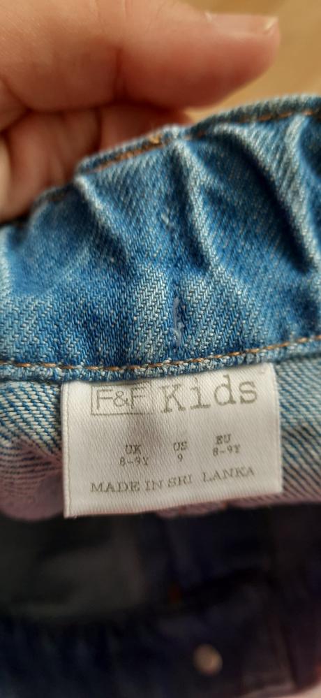 Riflová sukňa f&f, f&f,134