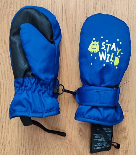 Teplé rukavice palčiaky 3,5, lupilu,104