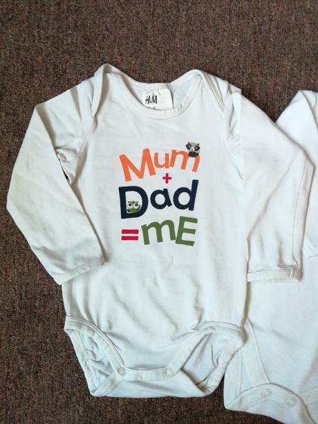 Body h&m a george veľ. 62, h&m,62