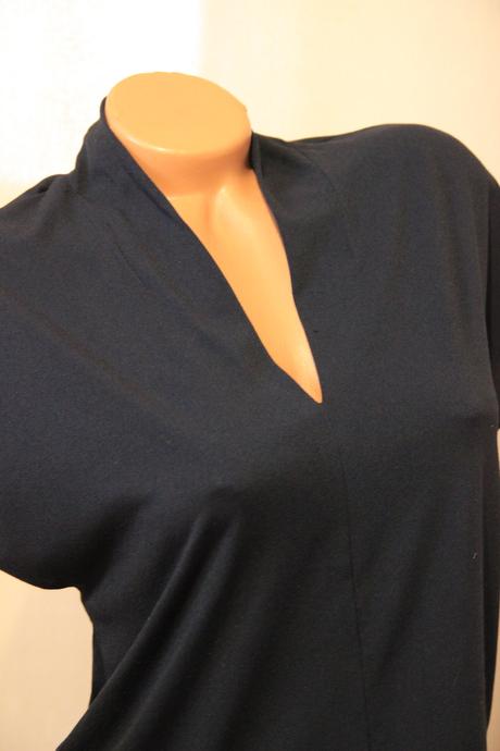 Tmavo modrá blúzka h&m, s, h&m,s