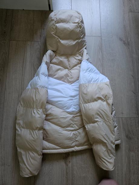 Hnedo-biela zimná bunda, nike,158