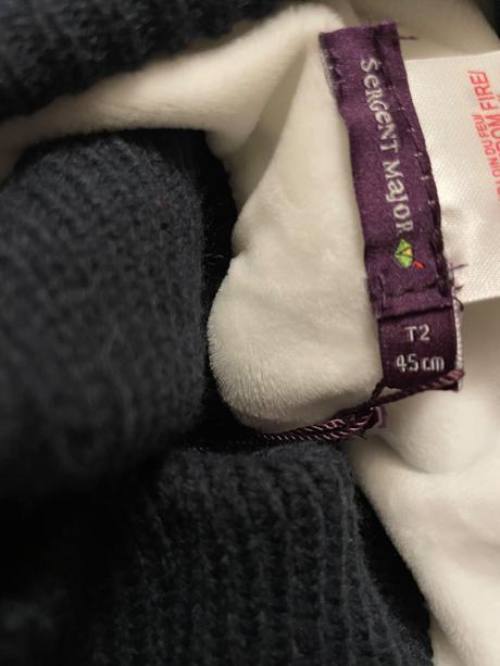 Teplá kuklová čiapka pre bábo, sergent major,50 - 92