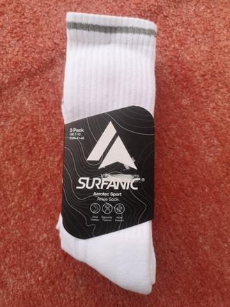 Surfanic pánske ponožky 3 páry veľkosť 41-46, 40 / 42 / 44 / 46