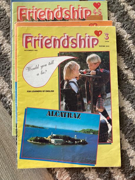 Staré časopisy friendship 4ks, 