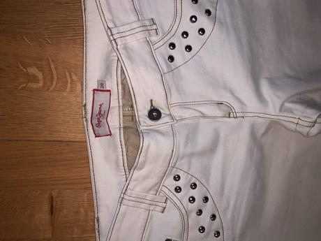 Pepe jeans biele rifle, pepe jeans,26