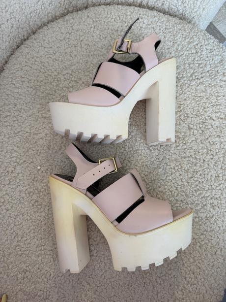 Sandále na platforme, river island,37