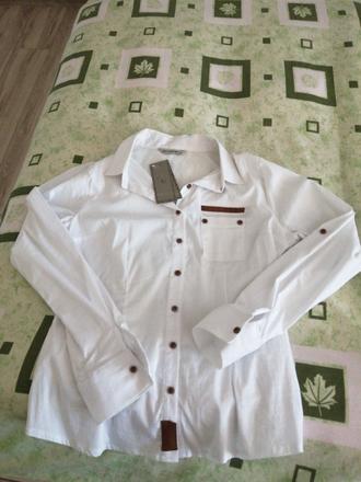 Biela košeľa s d.r., 42