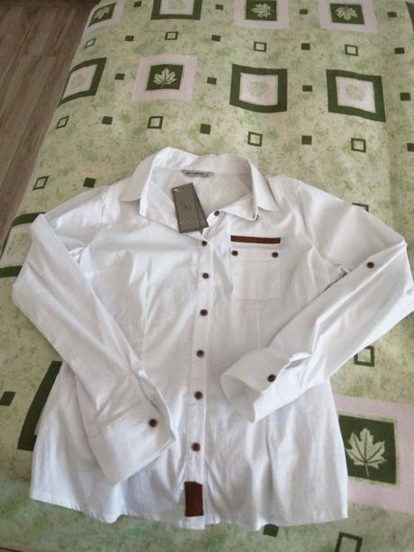 Biela košeľa s d.r., 42